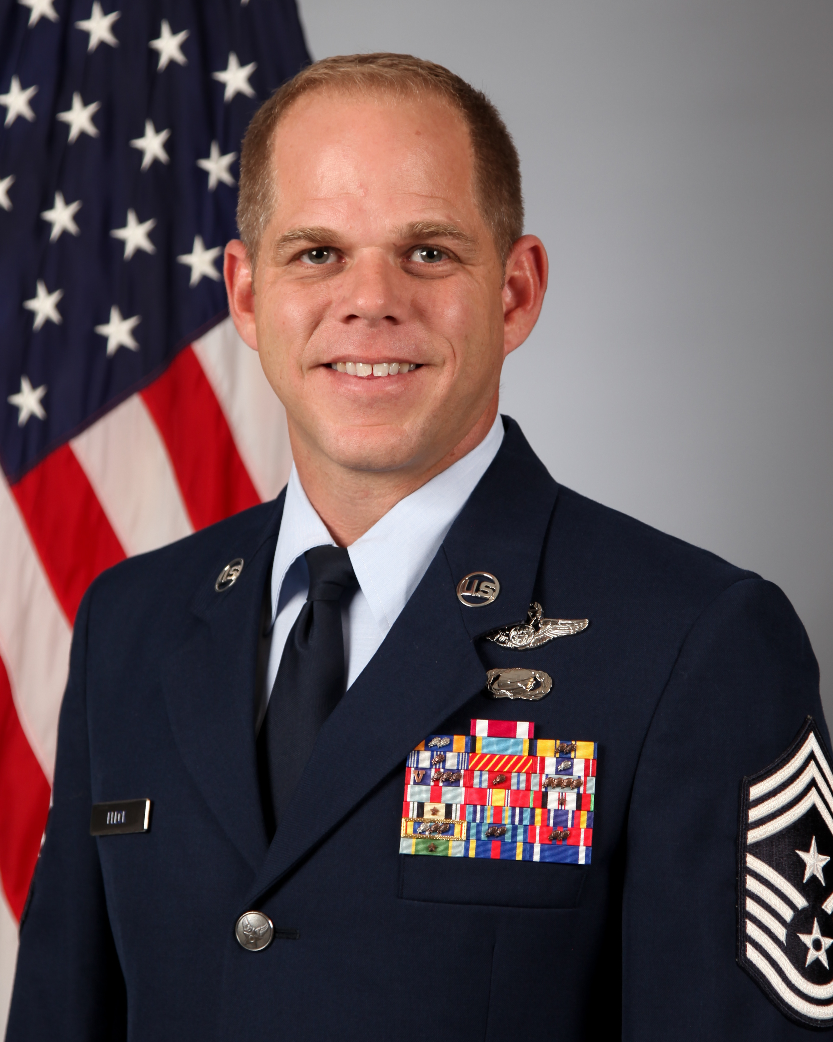 Portrait photo of CMSgt John T. Pilla III